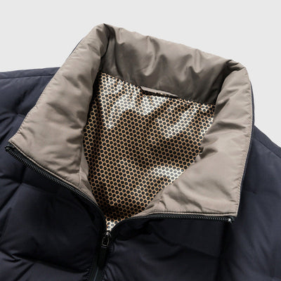 Gesteppte Pufferjacke mit Seitentaschen für Herren