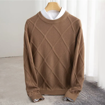Pullover mit Rautenmuster für Herren
