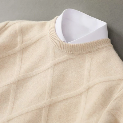 Pullover mit Rautenmuster für Herren