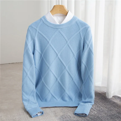 Pullover mit Rautenmuster für Herren