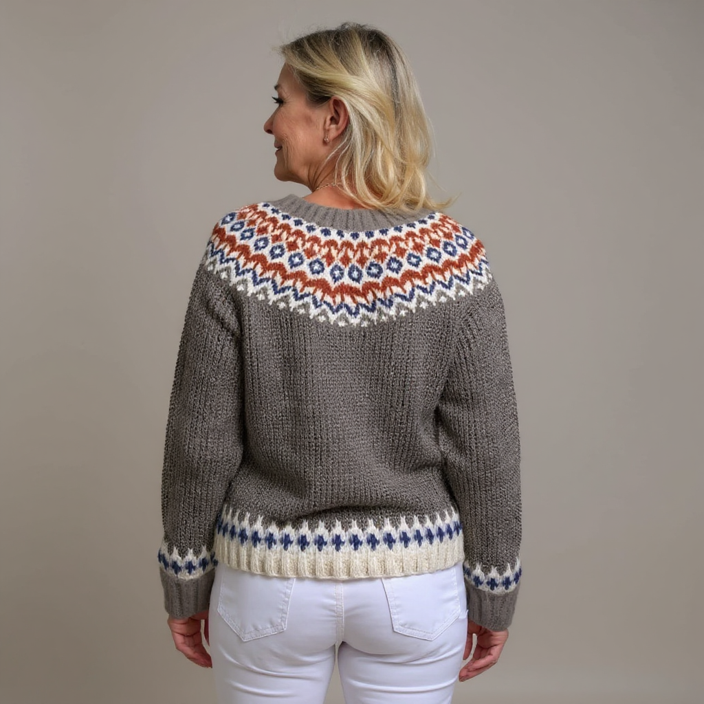Wilma | Vintage Isländische Strickjacke
