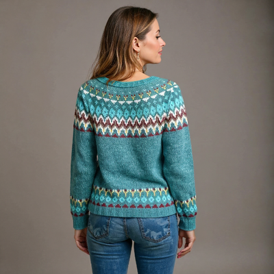 Chiaara - Handge Fertigt Woll Pullover