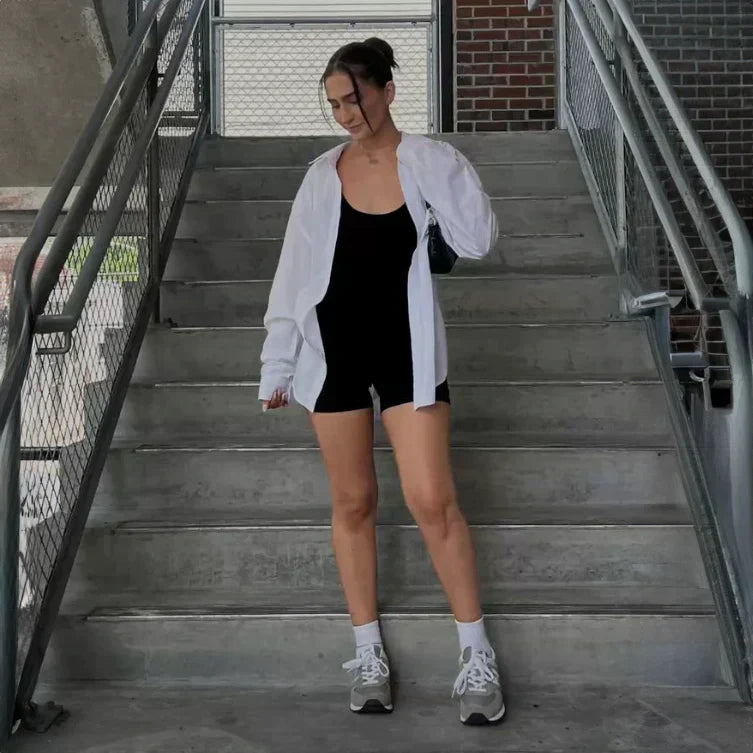 Kurzer Body | Rückenfrei & Figurbetont | Sportlich & Feminin