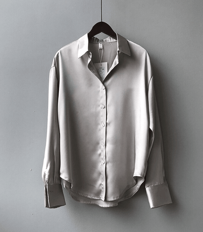 Arilda® | Satin-Seidenbluse