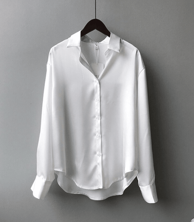 Arilda® | Satin-Seidenbluse