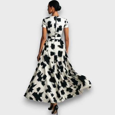 Alessira – Damenkleid mit abstraktem Print