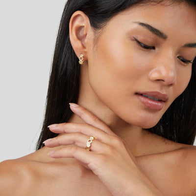 Biene - Gold- & Kristallring