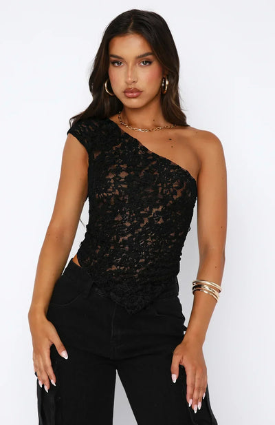 Zenaida® | Spitzen-Crop-Top