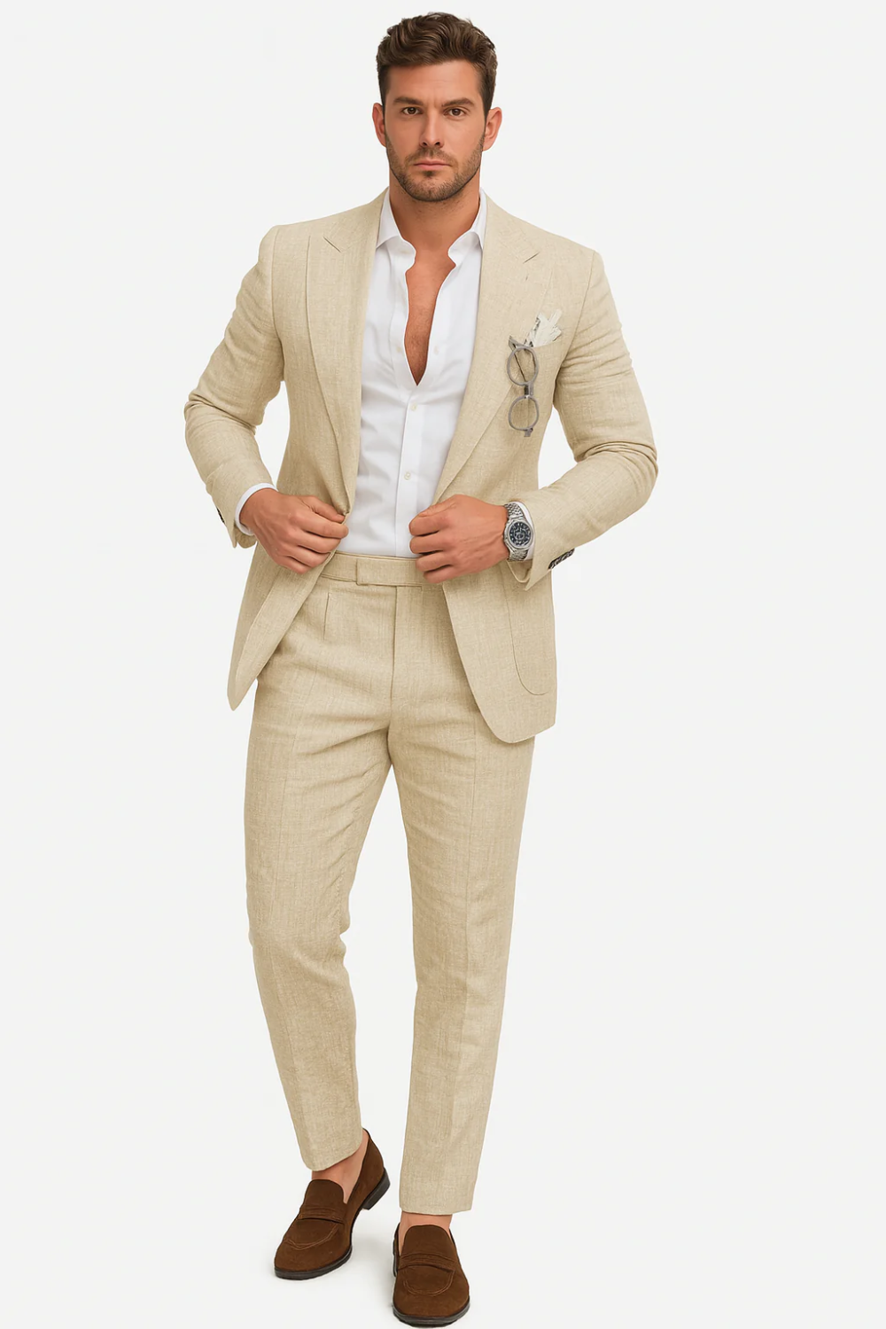 Herren 2-teiliges Anzug-Set für Hochzeitsgäste | Hochzeits