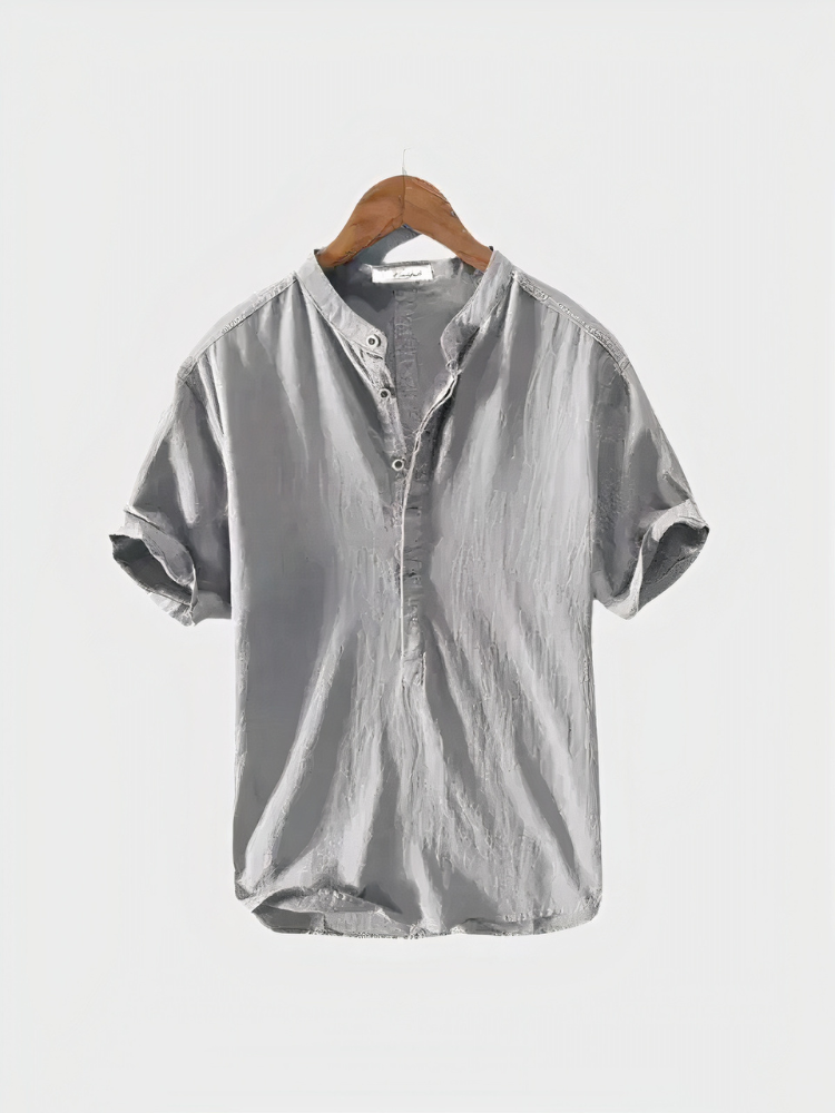 Herren bequemes Urlaubshemd | Kurzarm