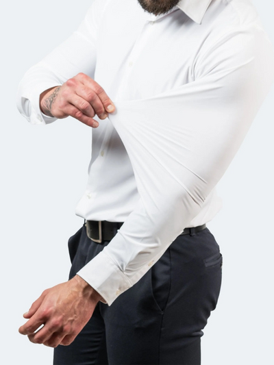 Herren bügelfreies Businesshemd | Langarm