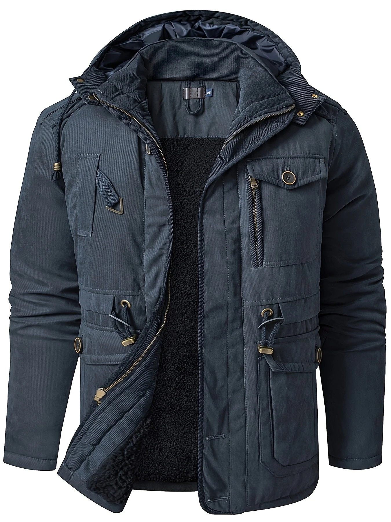 Herren dicke Outdoor-Winterjacke | Warme