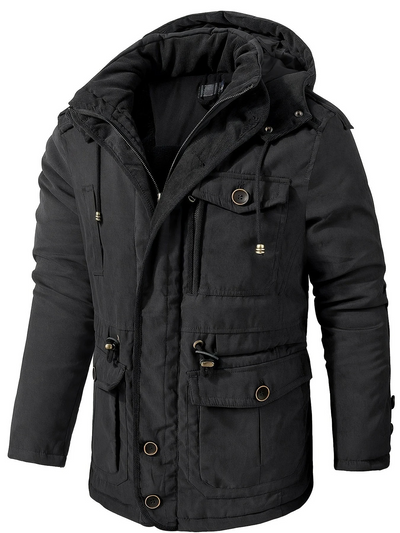Herren dicke Outdoor-Winterjacke | Warme
