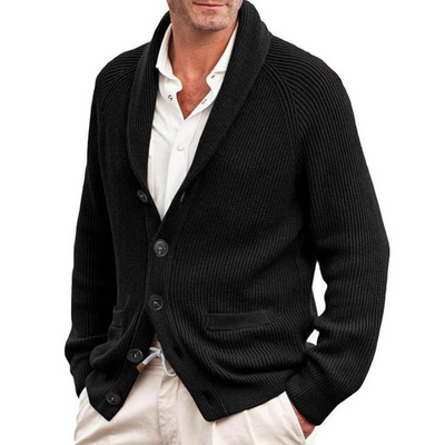 Herren eleganter Vintage-Strickjacke | Strick