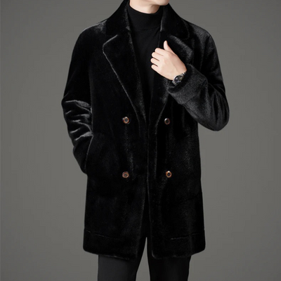 Herren eleganter weicher Mantel | Winter