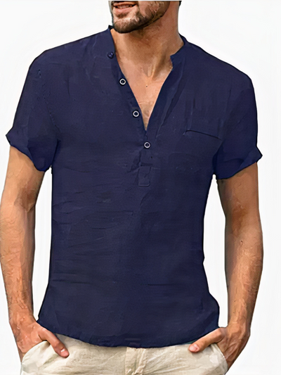 Herren elegantes zeitloses Hemd | Kurzarm