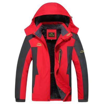 Herren Kapuzen-Outdoor-Winterjacke | Wasserdichte