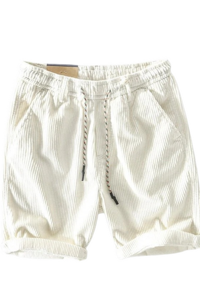 Herren lässige kurze Cordhosen | Sommer