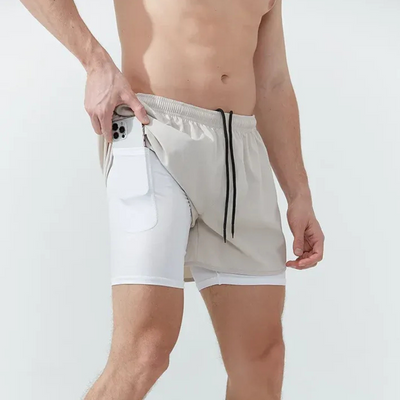 Herren-Laufshorts mit Handytasche | Sportlich