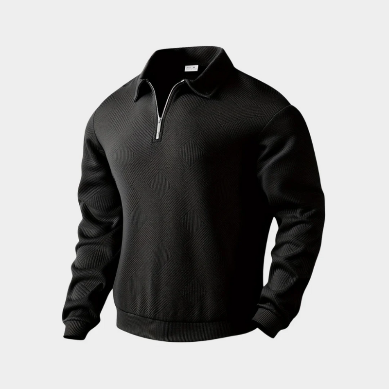 Herren stylischer warmer Pullover | reißverschluss