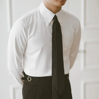 Herren Vintage-Businesshemd | Langarm