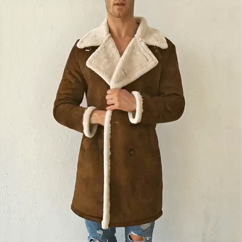 Herren warmer dicker Mantel | Winter