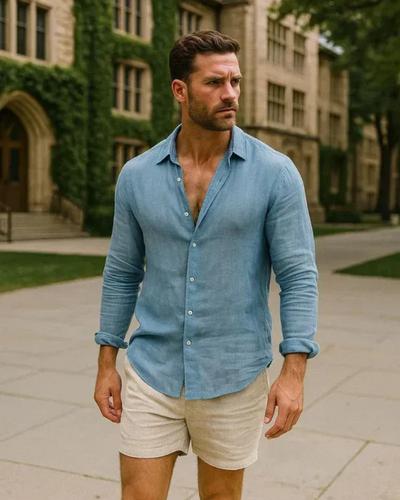 Herrenhemd lässig elegant | Langarm