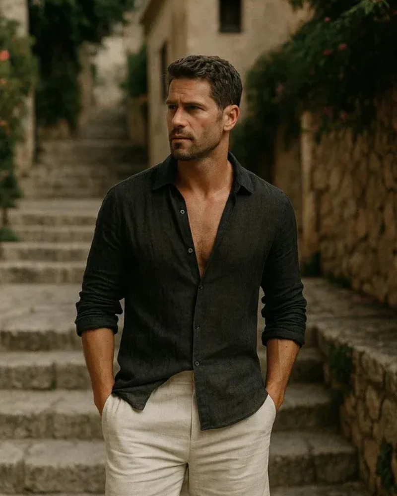 Herrenhemd lässig elegant | Langarm