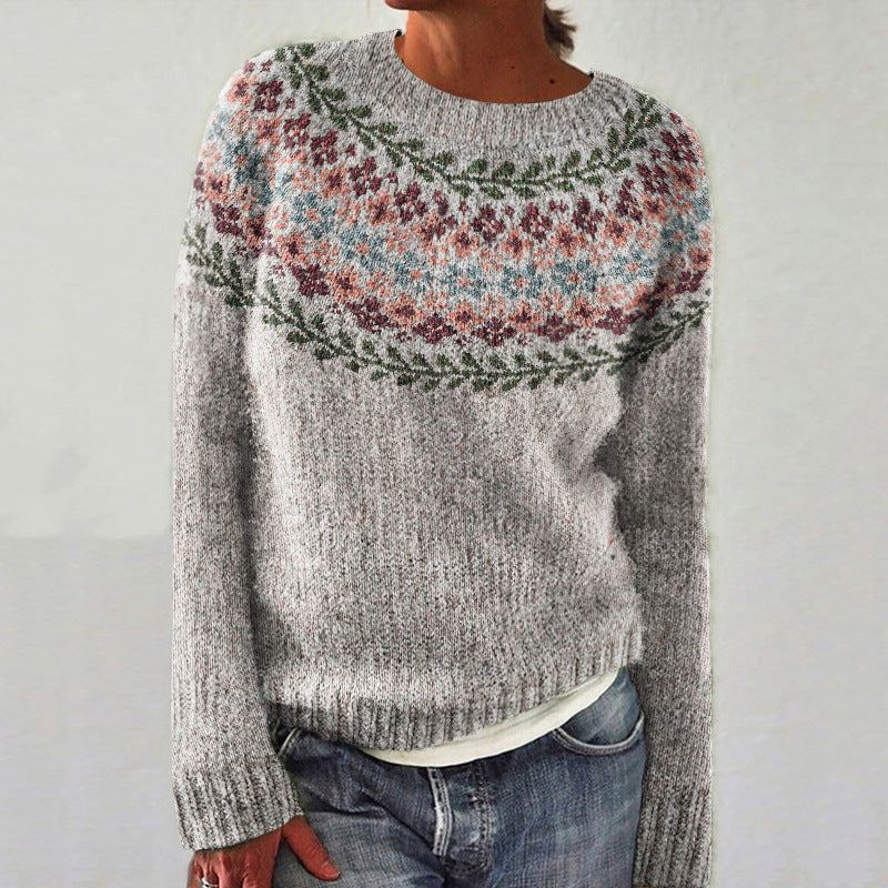 ERDBEERBLÜTEN-PULLOVER | WARM, BEQUEM, STILVOLL