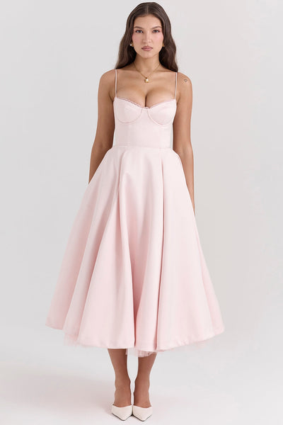 Midikleid für Damen - Elegantes Ballkleid für Sommer
