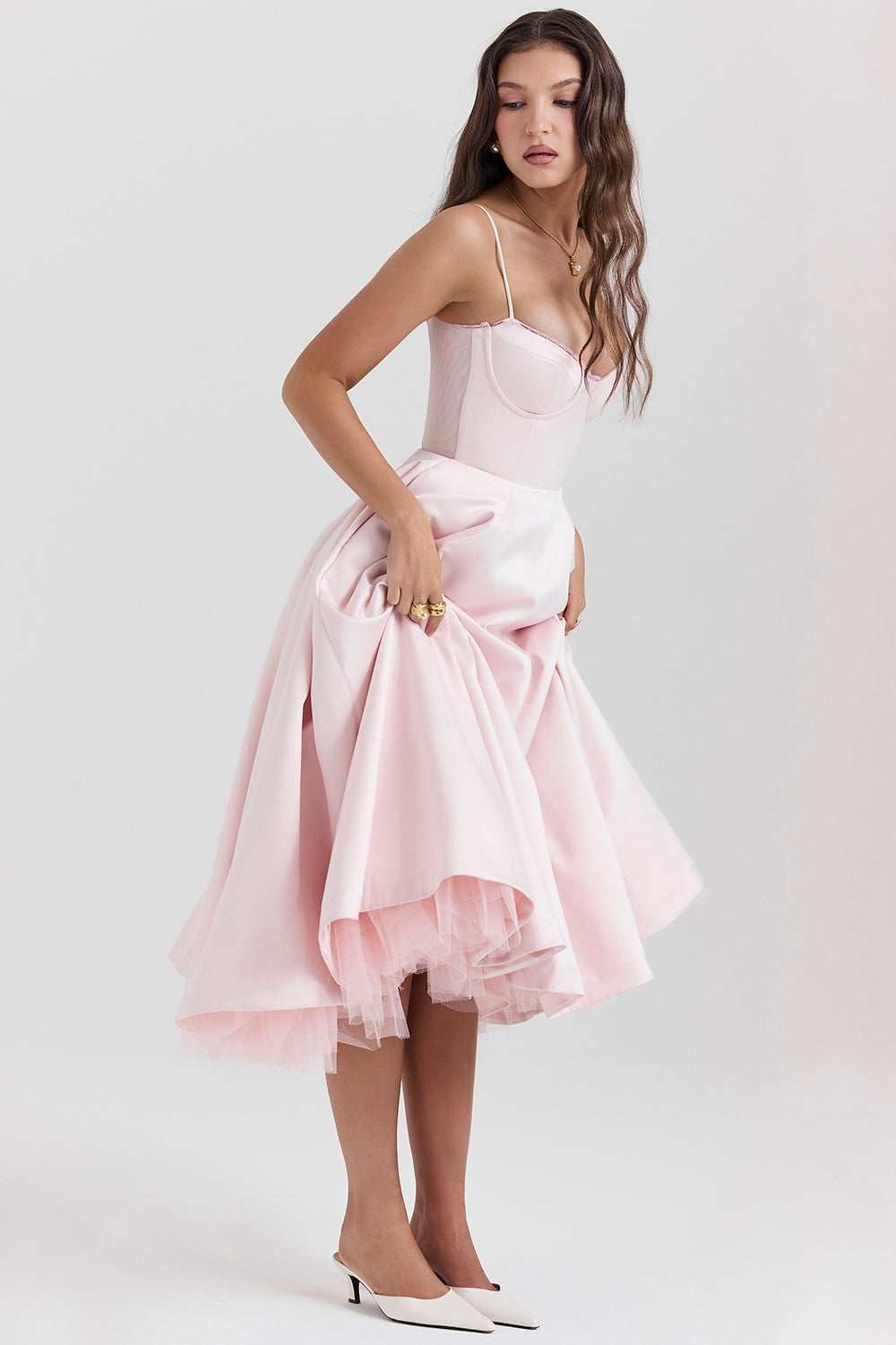 Midikleid für Damen - Elegantes Ballkleid für Sommer