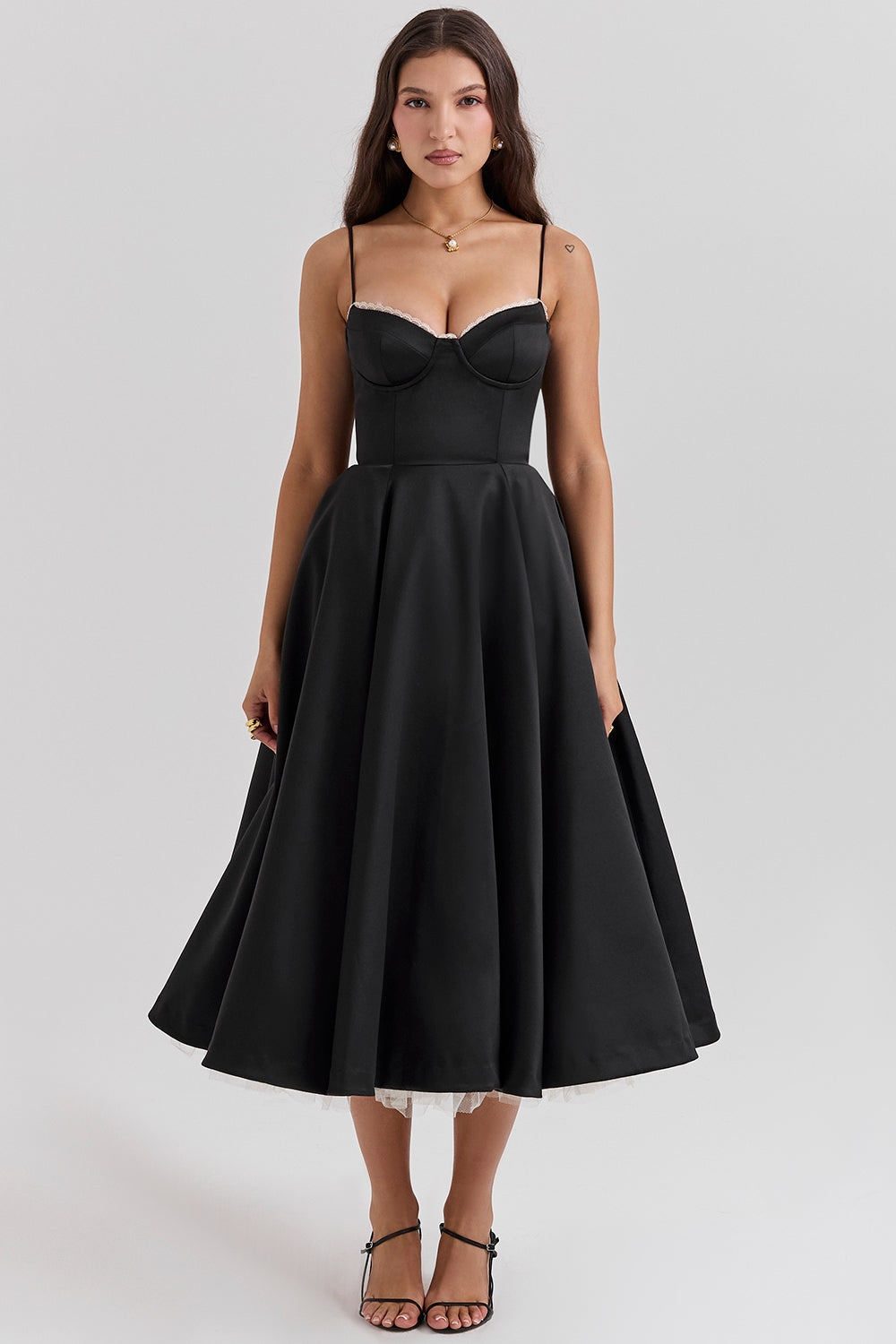 Midikleid für Damen - Elegantes Ballkleid für Sommer