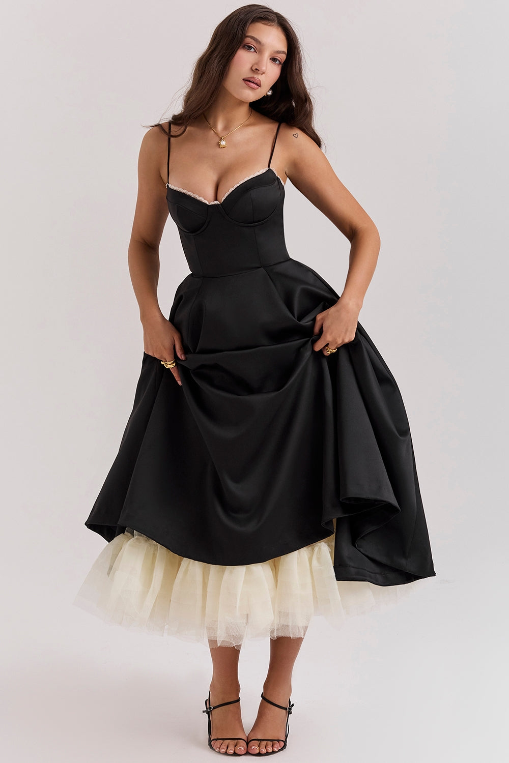 Midikleid für Damen - Elegantes Ballkleid für Sommer