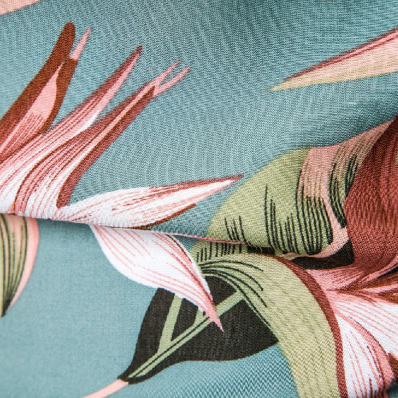 Tropisches Herren Kurzarm Hemd für jeden Urlaub