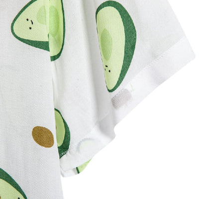 Stylisches Herren Urlaubs-Hemd aus Baumwolle mit Avocado Print