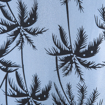 Stylisches Herren Urlaubs-Hemd aus Baumwolle mit Palmen Print