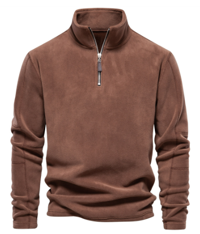 Warmer Rollkragenpullover aus Fleece für Herren