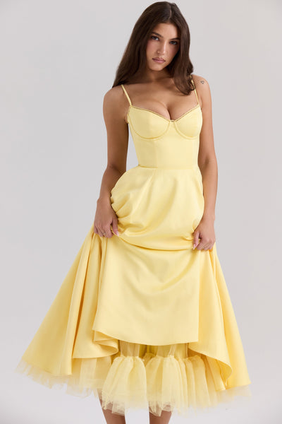 Midikleid für Damen - Elegantes Ballkleid für Sommer