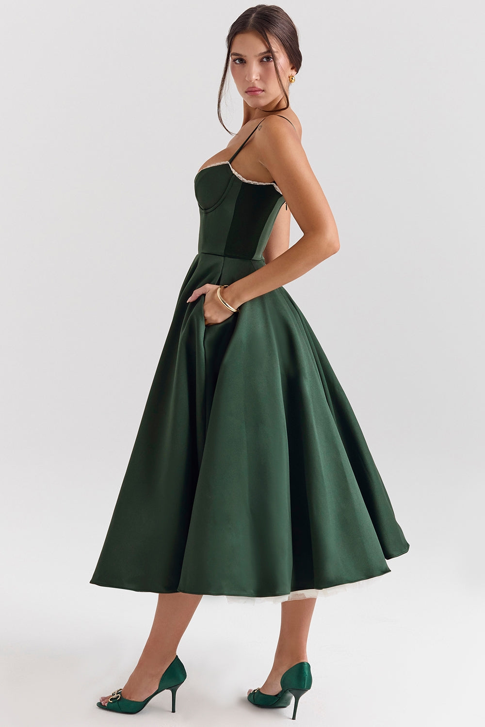 Midikleid für Damen - Elegantes Ballkleid für Sommer