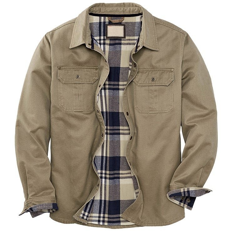 Trucker-Jacke aus weichem Canvas für Männer