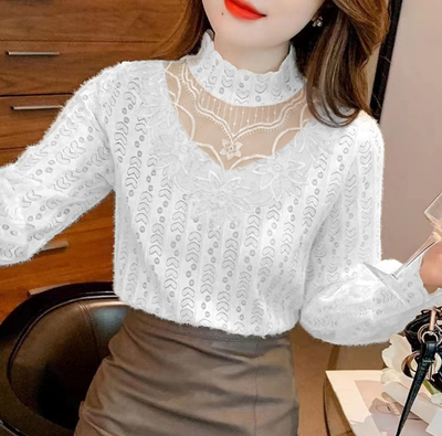 Weber Bluse | Extravagante langärmliges shirt für Damen