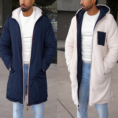 Wendbare halblange Jacke für Herren