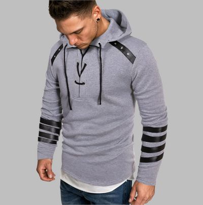 Sommerlicher Hoodie für Herren - Leichter Pullover mit Kapuze