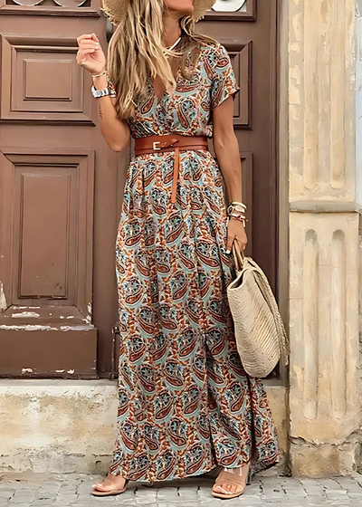 Sybella – Luftiges Boho Maxikleid