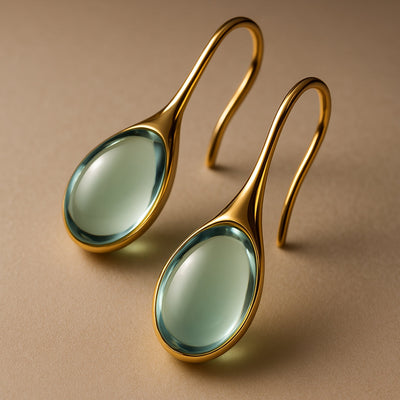 Helene – Tropfengold-Ohrringe