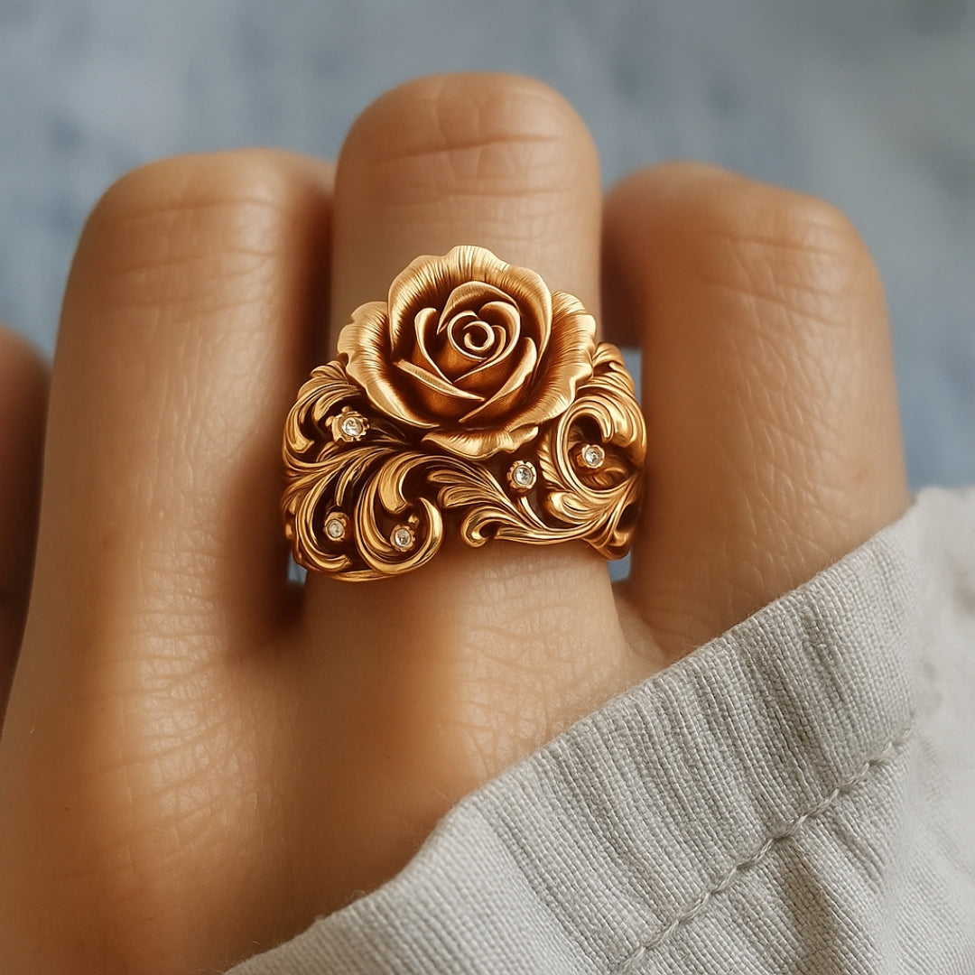 Rosalie – Florale Prunk-Ring