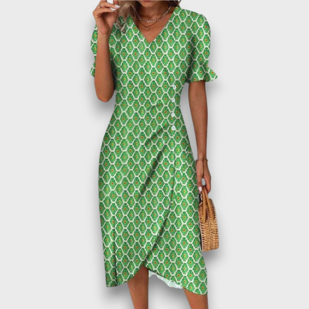 Heliane – Blumiges Midikleid