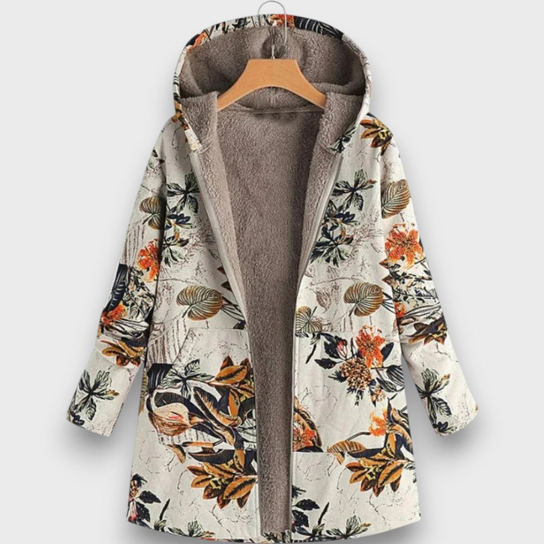 Arvienne – Fleecejacke mit Blumenmuster