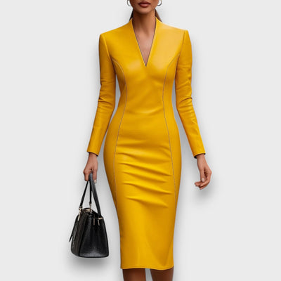 Moryn – Schwarzes Bodycon-Kleid