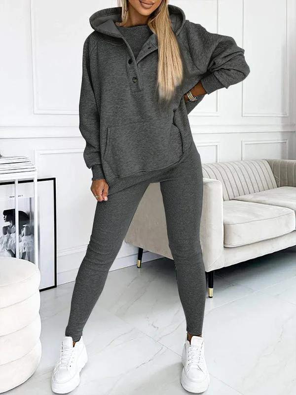 Kuschelige 3-teilige Loungewear für Damen